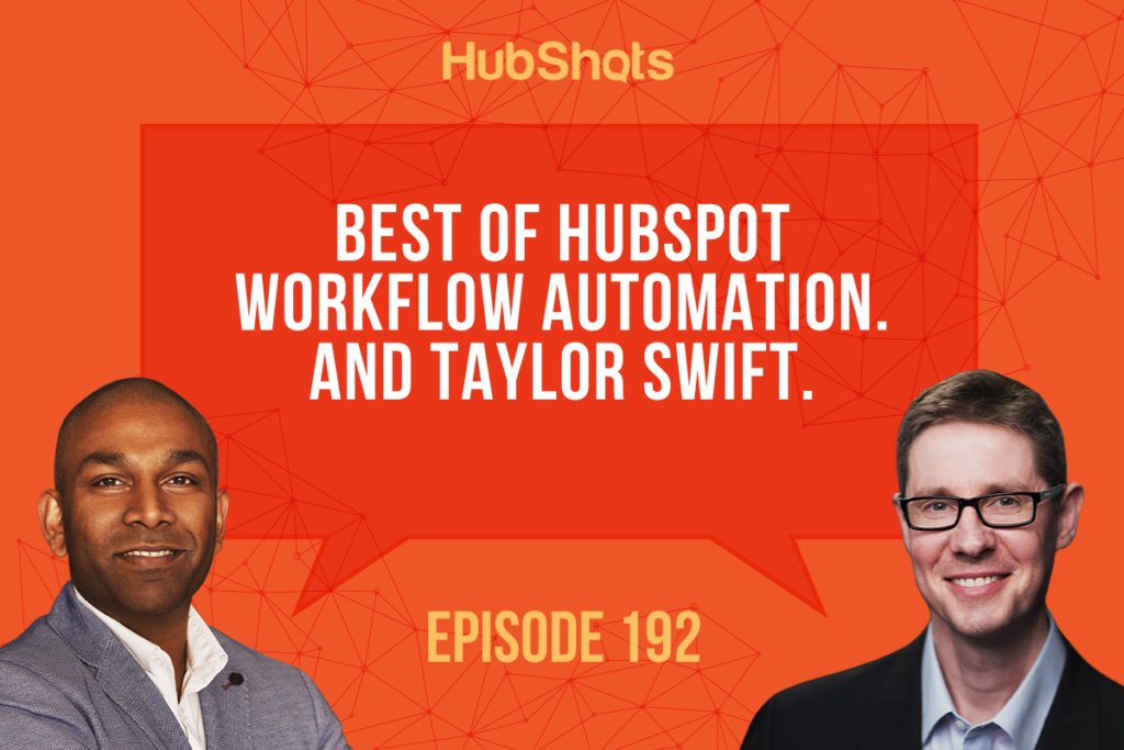 xensystems's tweet image. Check out episode 192 of HubShots. This episode we chat about our favourite recent workflow automation features, plus Taylor Swift and Justin Bieber. 🤩
Listen to the episode here: xengo.in/3cUbz6p
#HubSpot #HubShots #HubSpotWorkflow #MarketingAutomation
