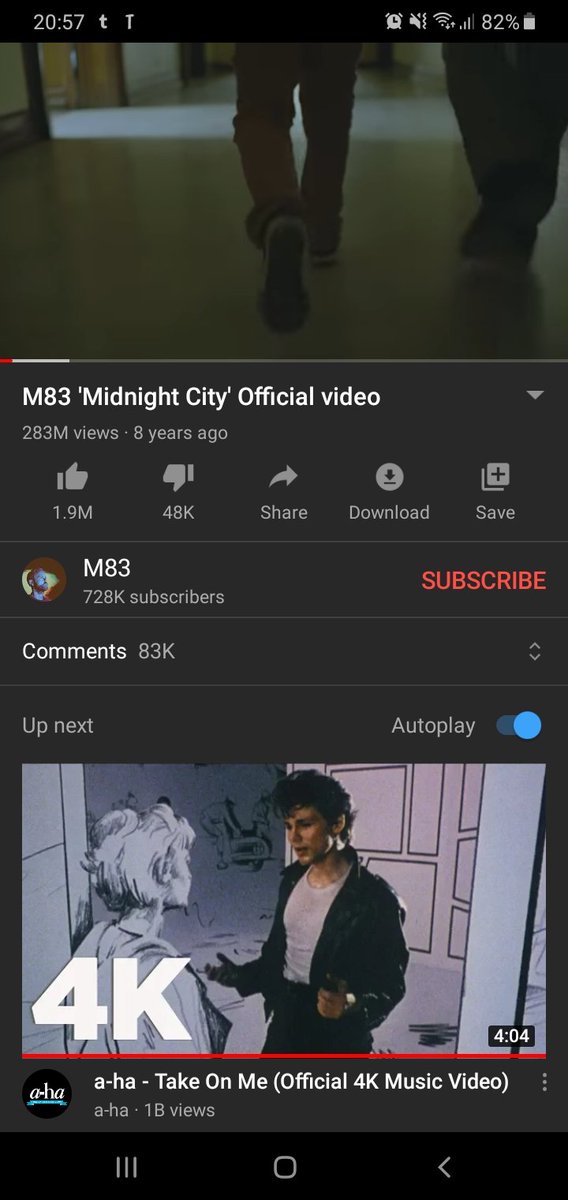 Day 42 of sending  @JoshuaRush music until he likes one or responds M83 -Midnight City.