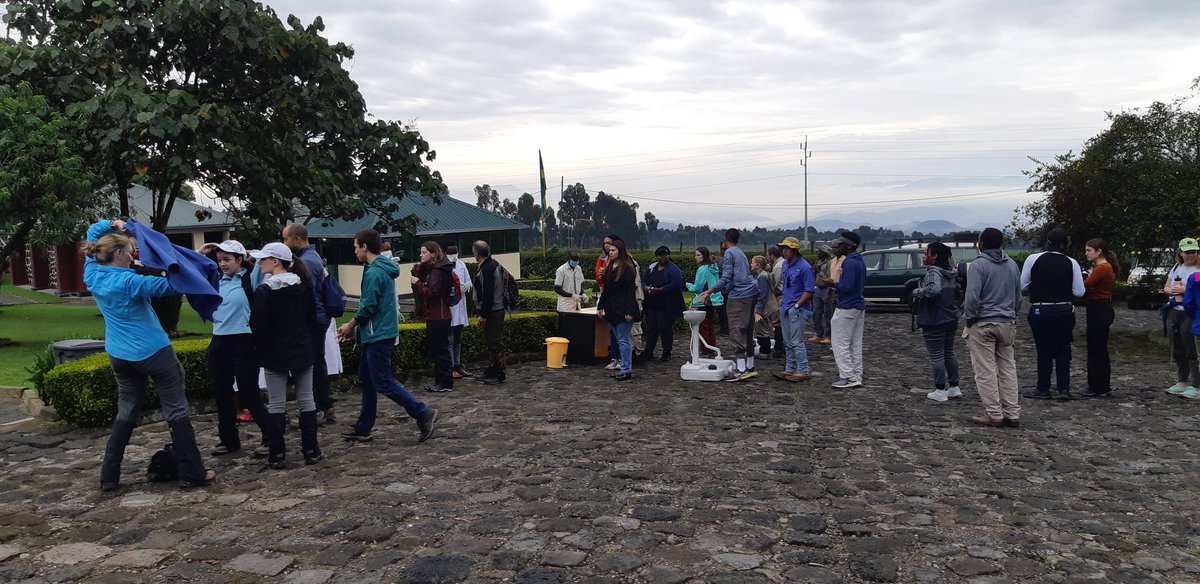 RwandaPark's tweet photo. Implementation of #HygieneAndSanitation  measures at  VNP HQ @Kinigi. @cakamanzi @NyungweRwanda @AkageraPark @Radiorwanda_RBA @ktpressrwanda @SavingGorillas @visitrwanda_now https://t.co/iBkghXy3QR