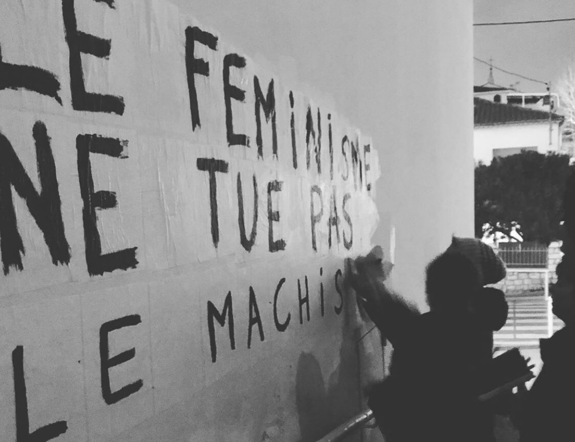 LEnragees's tweet photo. Le collectif s’engage également à travers les collages. @CollagesParis @CFeminicides #lyceennesetenragees #Feministes https://t.co/i3qn7aOc9h