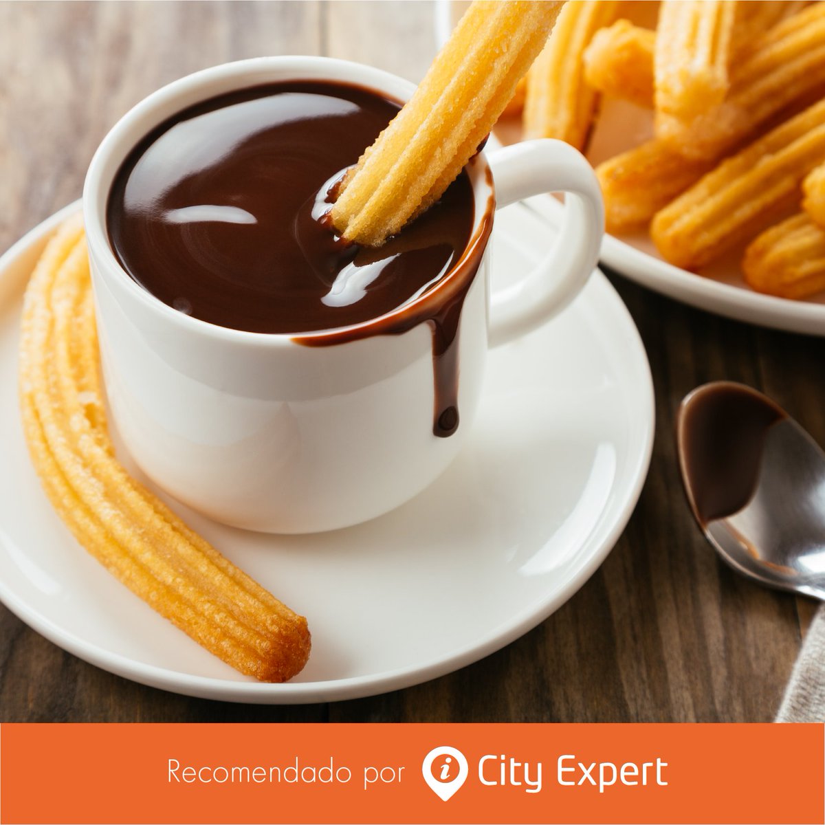 CityExpert_'s tweet photo. ¿A quién no le gustan unos #churros para desayunar? 🤤 ¡Es un desayuno muy popular en #España! 😍 Si aún no los has probado, llévate a casa una "ración" con un chocolate caliente. ¡Que aproveche! ☕

#Tradiciones #GastronomíaEspañola #ChurrosConChocolate https://t.co/FQPB64EGoe