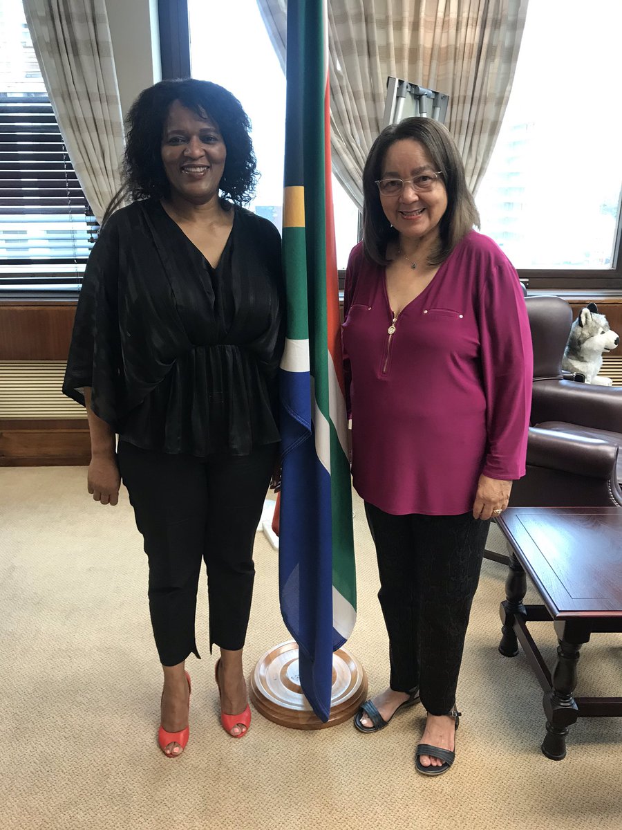 PatriciaDeLille's tweet photo. I had a fruitful meeting with Western Cape Police Commissioner, General Yolisa Matakata this morning where we discussed DPWI’s GBV strategy and how best we can collaborate with police to rid our communities of these monsters. https://t.co/maMKPNIu0e