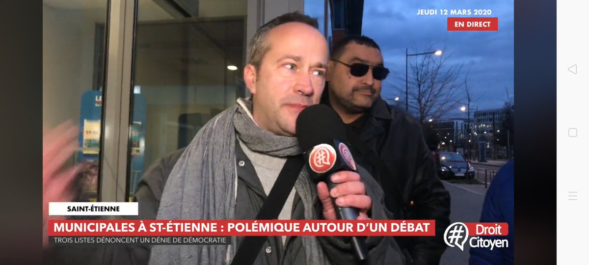droitcitoyen's tweet photo. Hier, le @Le_Progres @st_etienne_42 organisait à #SaintEtienne avec @bleustetienne un débat sur les municipales avec cinq listes sur huit en créant une polémique. Philippe Bariol, colisiter de "St-T La Citoyenne" dénonce un déni de démocratie. https://t.co/48rXeoGew7