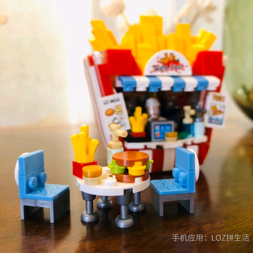LOZ mini blocks French fries shop 😀