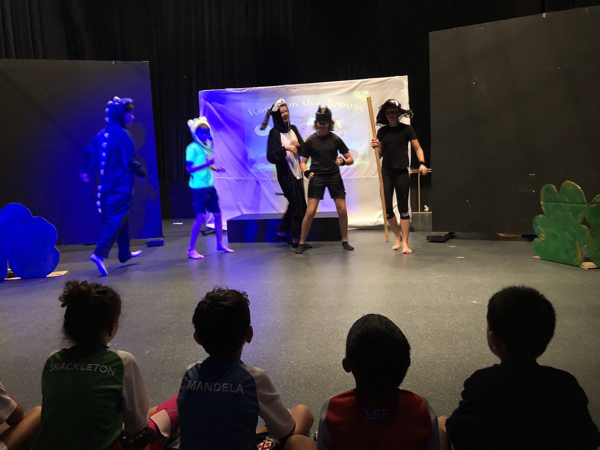 SeniorDulwichSG's tweet photo. I visited Year 8 Theatre in Education performances this afternoon with our Year 2s as a lively audience! These children’s books came to life with movement, song and dance! #DCSG #DCSGdrama #PersonalPathways https://t.co/6I8I5SXLIX