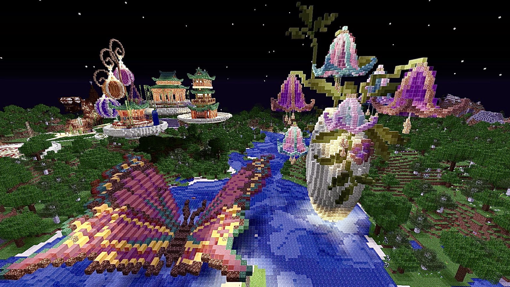 カオール 花と蝶々を作りました Minecraft マイクラ T Co Ohgeakxaqn Twitter