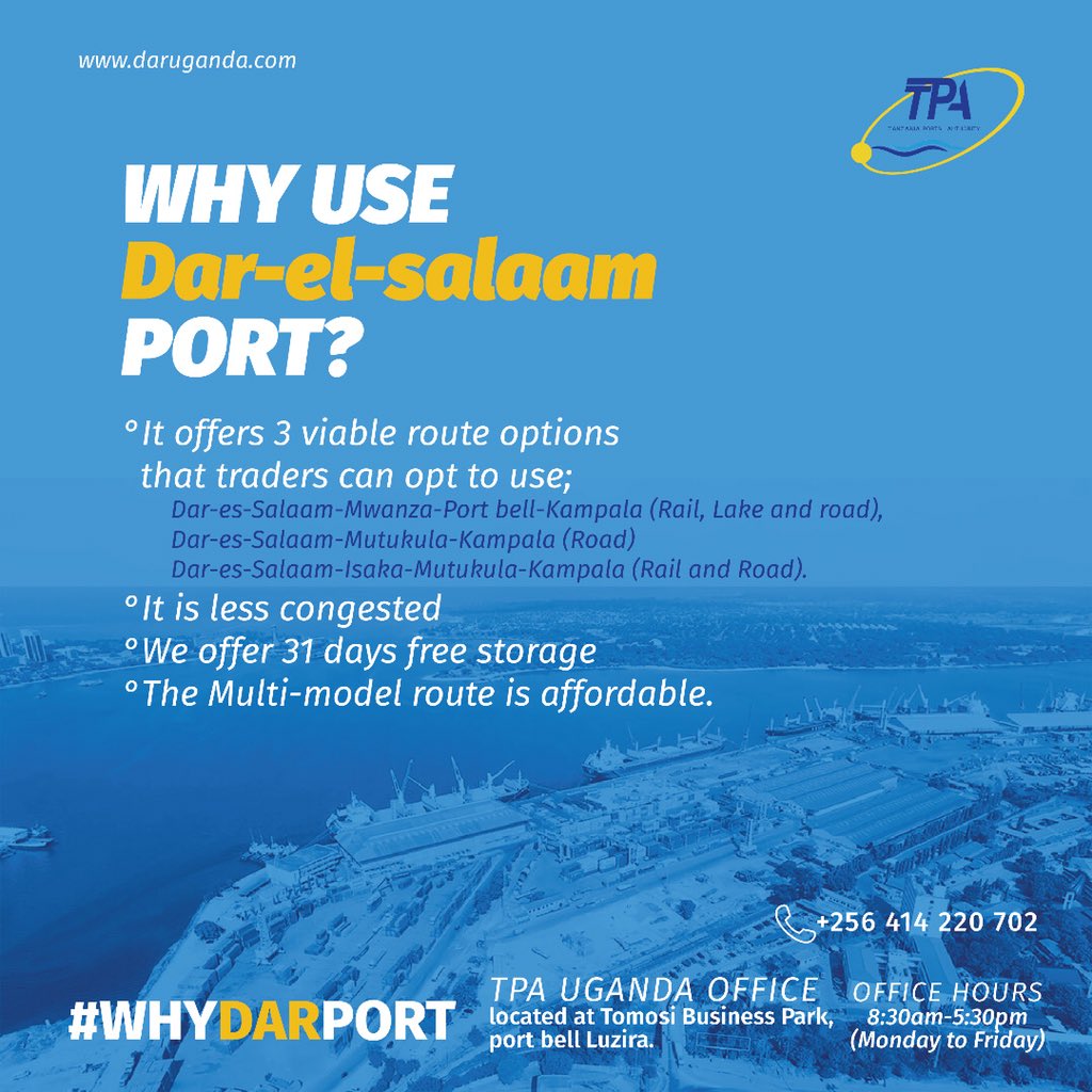 josh_mirondo's tweet photo. The Tanzanian government has also put in place systems to make the route better. This has been seen with major improvements of the railway system,forming joint technical committees to make the rates similar
#WhyDarPort https://t.co/AYSAuo8ErM