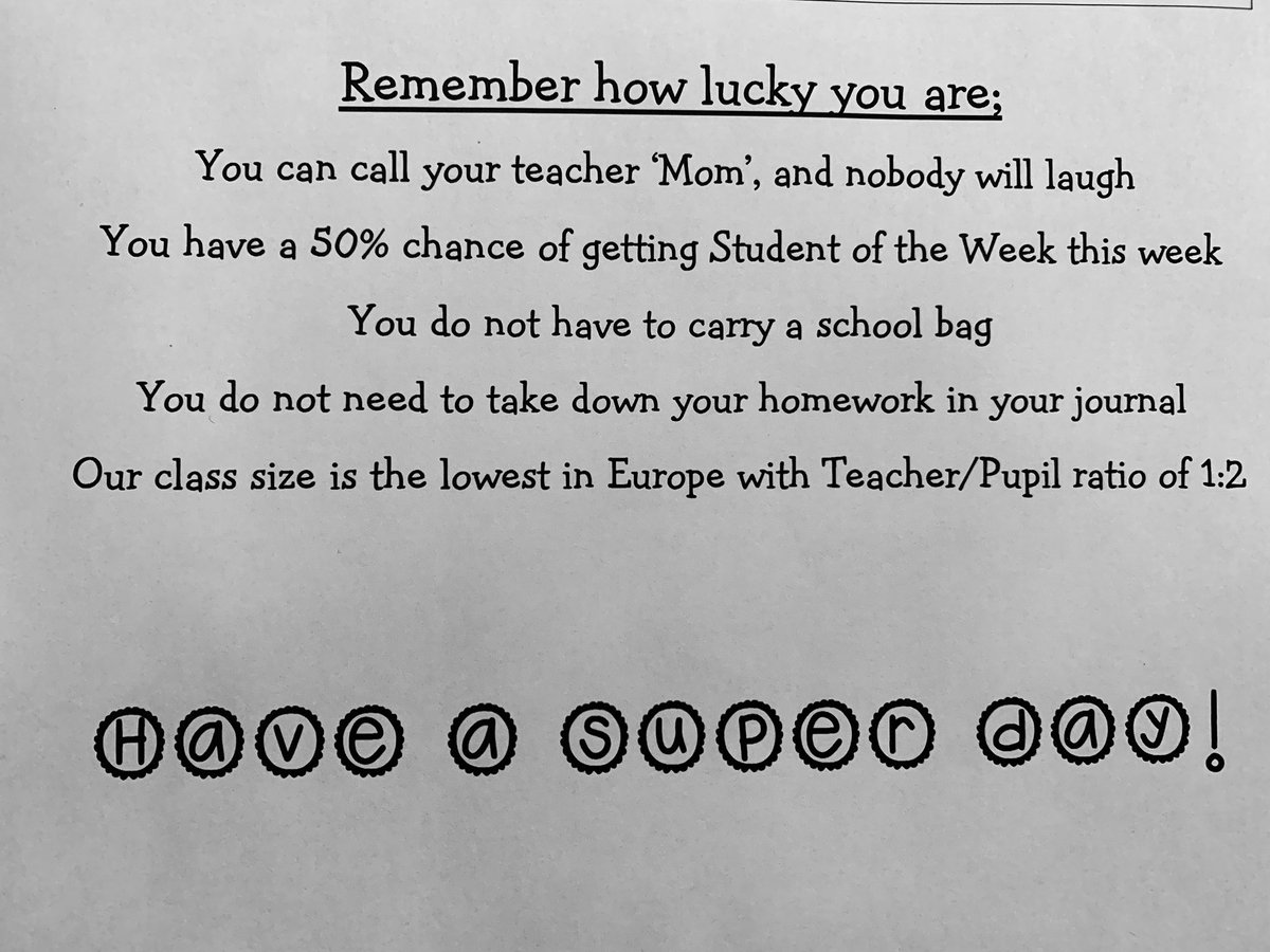 MichelleCullot1's tweet photo. They’ll get some land😂First Day of Home School surprise for my two students. A memorable Friday the 13th😂 #IrelandLockdown #Covid_19 https://t.co/sjUZvkNstt