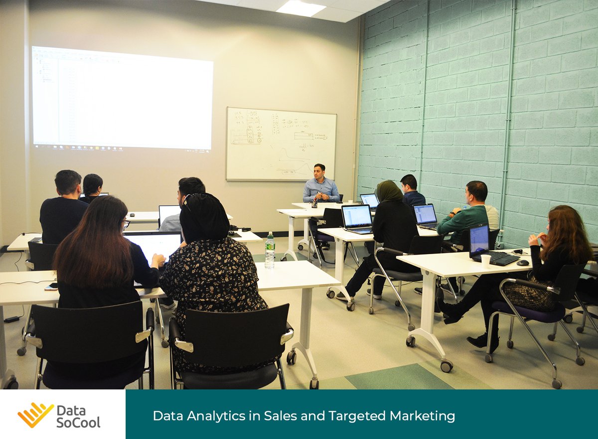 4 Mart tarixindən başlayan "Data Analytics in Sales and Targeted Marketing" dərslərindən görüntürlər
bit.ly/2VserBa
#DataAnalytics #Sales #CRM #Marketing #DataAzerbaijan #DataSoCool #LearnData