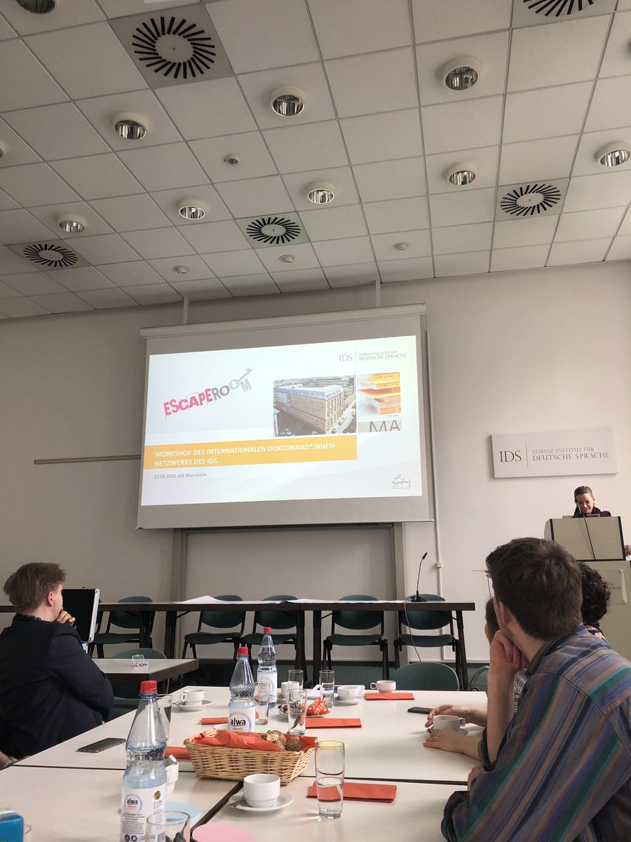 llebasin's tweet photo. Das #IDN plant im Rahmen der #IDSJT20 einen Escaperoom für das Forum Deutsche Sprache! #phdlife @IDS_Mannheim https://t.co/UxEjHIQO80
