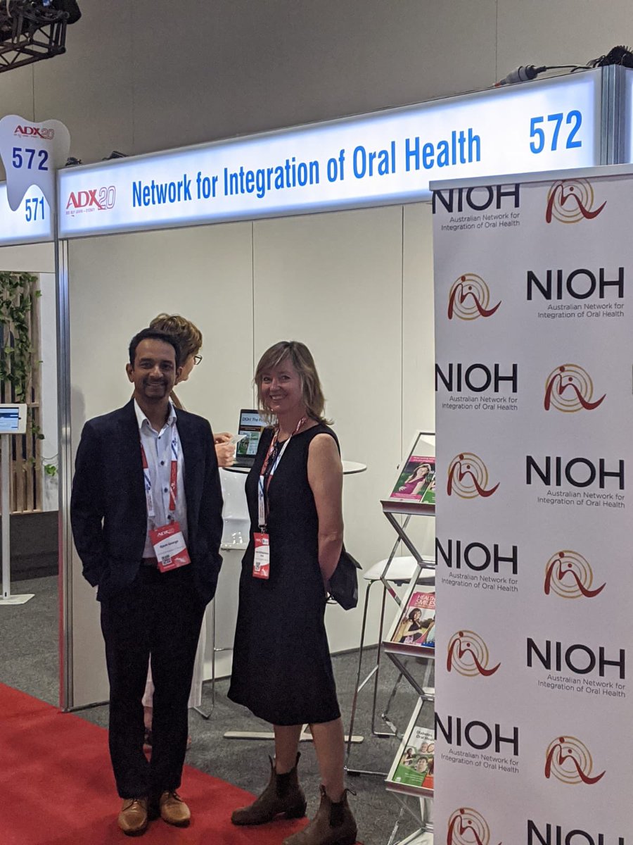 niohaustralia's tweet image. NIOH had a great opportunity today to connect with industry partners and showcase our vision at the premier dental event ADX20 Sydney. Big thank you to Australian Dental Industry Association @AusDental for supporting our stall. Lots of interest generated!!