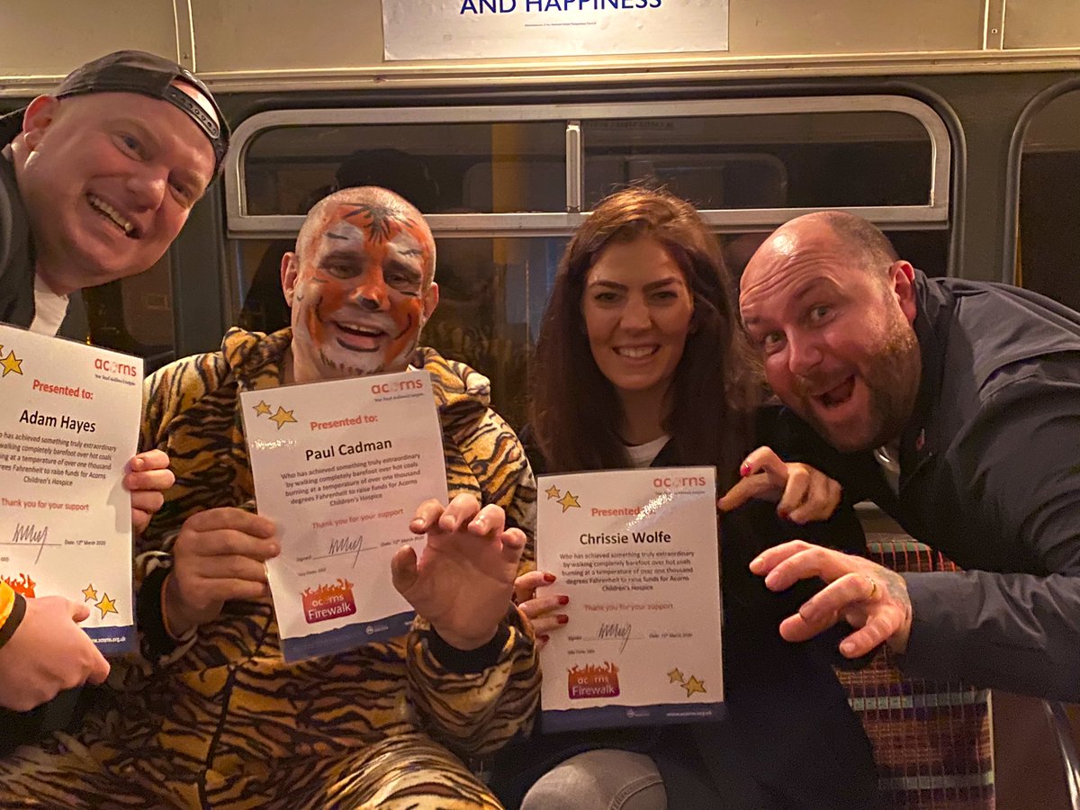 ChrissieWolfe's tweet image. We did it!! 100 #Brummies faced the fire for @AcornsHospice and not only did we all survive, me made flippin’ £40k!! What a momentous occasion for #Brum. Thanks to @PaulCadmanUK for hustling hard for a worthy cause that deserves our support! #ACHFIREWALK