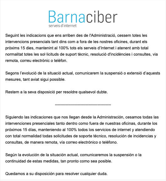 Barnaciber's tweet photo. Mesures exepcionals - Medidas excepcionales
https://t.co/Q69aEUkuNo https://t.co/qw60aJ8nh1