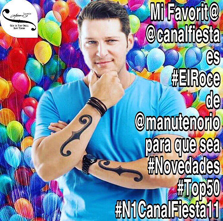 999_alicia's tweet photo. Mi Favorit@ @canalfiesta es #ElRoce de @manutenorio para que sea #Novedades #Top50 #N1CanalFiesta11 🆙🔝🤞🏼💕 https://t.co/sezjr1fADE