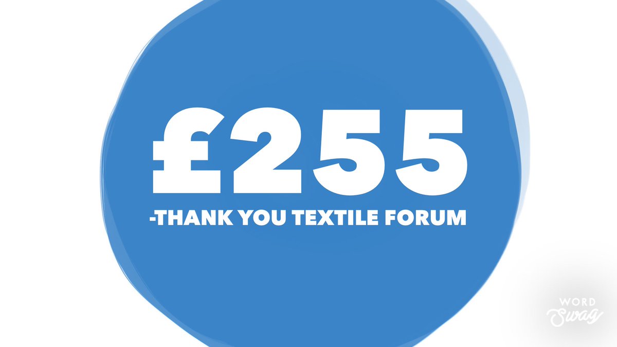 FTCT's tweet image. Huge thank you to everyone @Textile_Forum for your generous donations this week. Together, you raised £255 for our grants programme and we couldn’t be more grateful!
.
#textileforum #textileshow #charity
