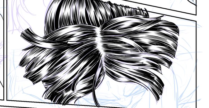 筆が乗らない時は淡々とツヤベタするんじゃ🐢 