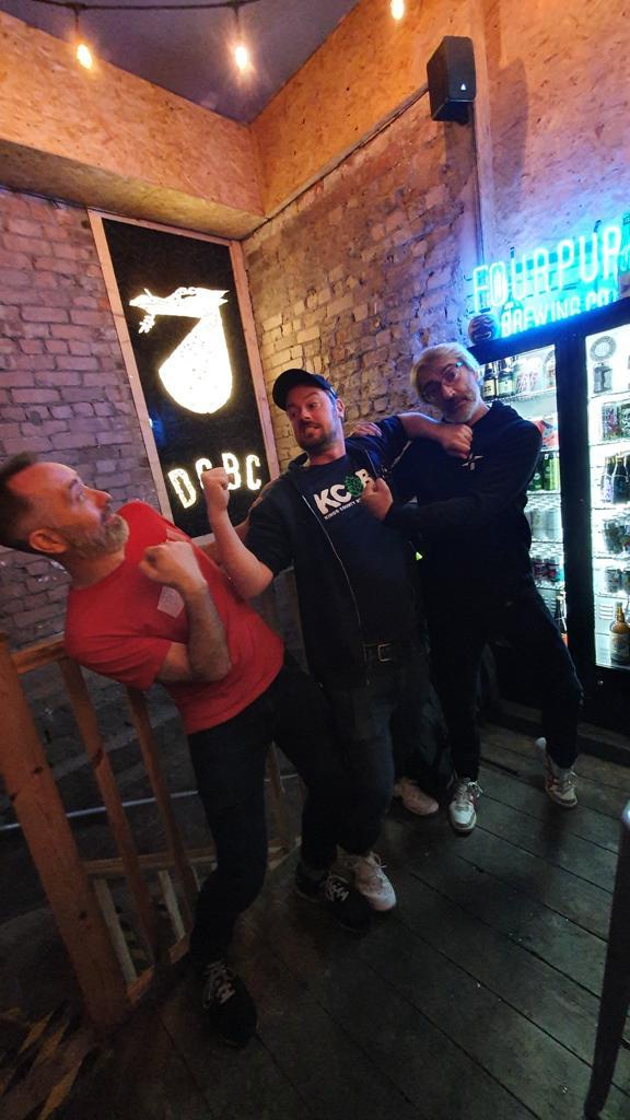 This basically sums up Wednesday's tap takeover at <a href="/DeadCraftyBeer/">Dead Crafty Beer Co</a> in Liverpool. 

It was a right rumble 🥊 and Hackney held its corner against the mighty <a href="/NorthBrewCo/">North Brewing Co</a>.

Who won? Why the drinkers, of course.