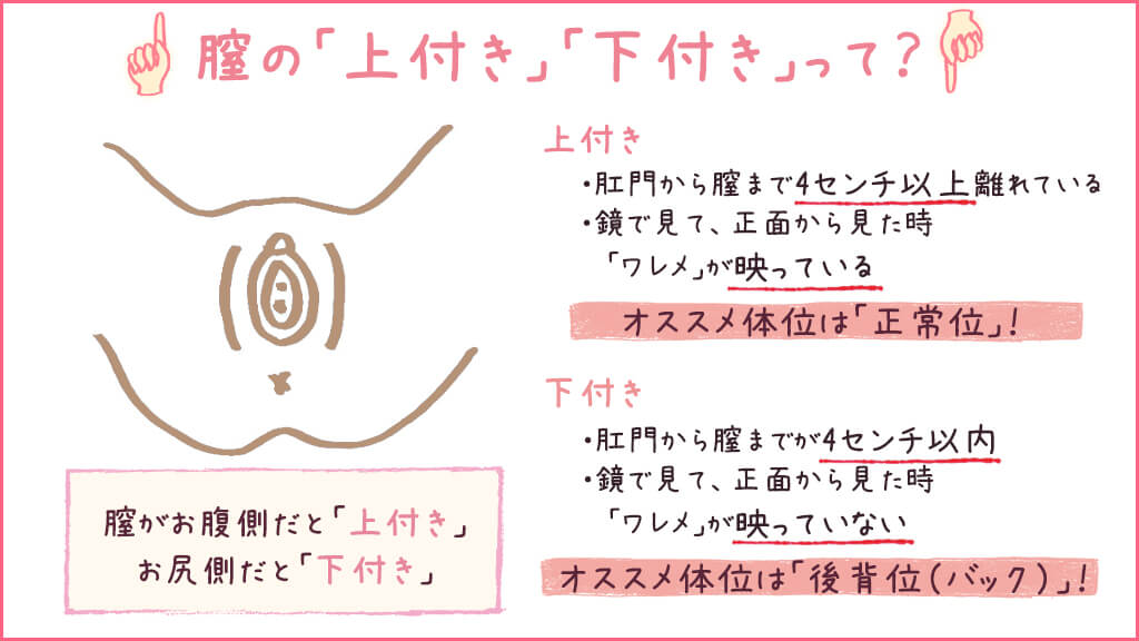 ラブコスメ 毎日時に投稿中 A Twitter 皆さん 知ってましたか 膣の 上付き 下付き によって セックスで感じやすい体位が違うことを 自分は一体どちらなのか ぜひ こちらでチェックしてみてください ラブコスメ 毎日時に投稿中 A Twitter 皆さん 知ってましたか 膣の 上付き 下付き によって セックスで感じやすい体位が違うことを 自分は一体どちらなのか ぜひ こちらでチェックしてみてください