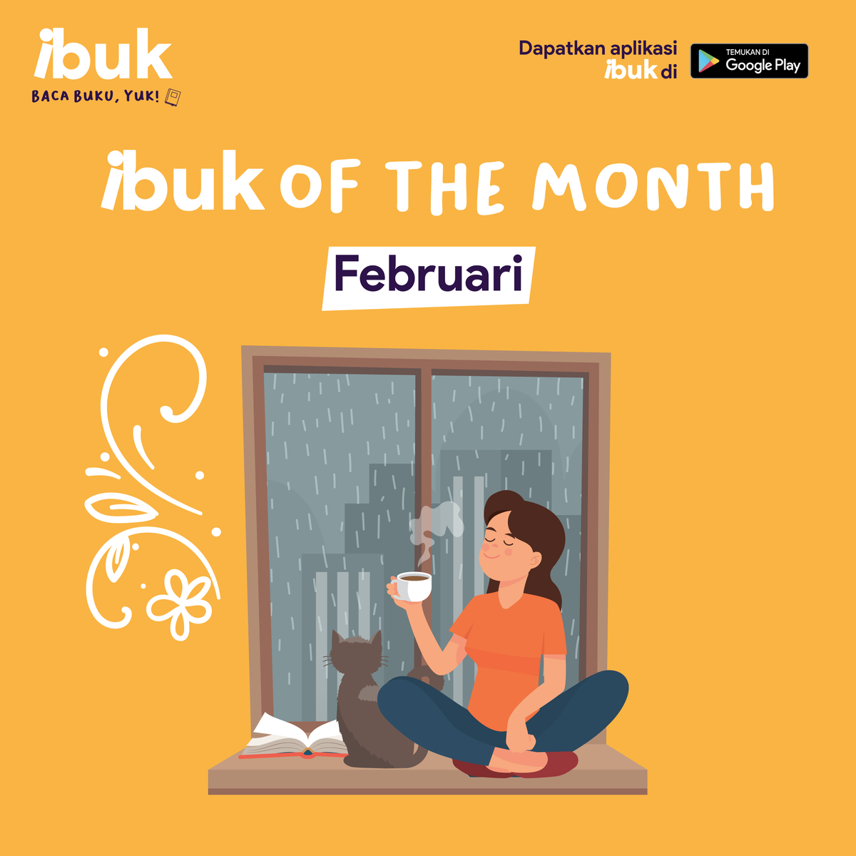 ibuk_id's tweet photo. ๐
#ibuk of the month
Sudah tau mau ngapain aja weekend ini?
Nih ibuk kasih rekomendasi buku berdasarkan 'top reading book' di ibuk edisi bulan Februari
#topreading #book #fiction https://t.co/FjjsDjB7DY
