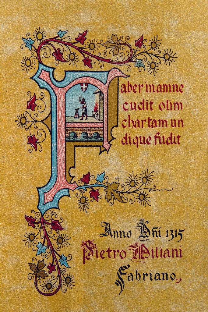 The History Of #Paper: #Fabriano, the cradle of papermaking. From the second half of the 13th century Fabriano, a little town of the Marche inland, became the most important paper production centre of Europe. 
HistoryofPaper #FabrianoPaper #madeinitaly