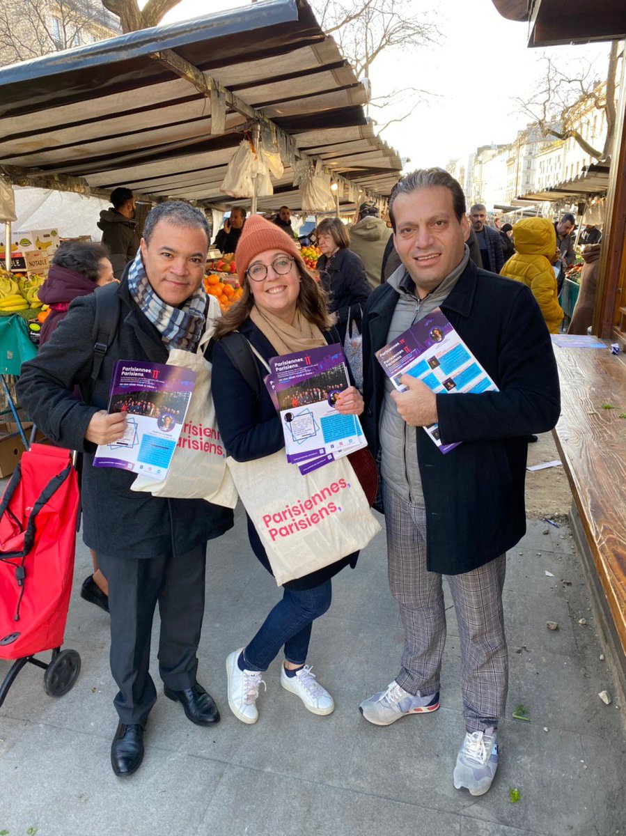 BastilleCedrick's tweet photo. A #Belleville @Parisien_nesNew continue à tracter ce que les dernières équipes de nuit ont préparé hier. La campagne est une course de fond qui ne s'arrête qu'à minuit ce soir. Bravo à tous les militants qui participent à cette vie démocratique.#grassroot #Paris #Municipales2020 https://t.co/qBmvJ6gkgt