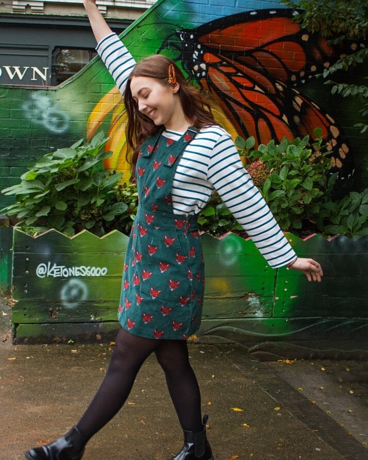 eggthunder's tweet image. Hello Weekend! We have some excellent news for you: The Fox head pinafore is back in stock now!!! Find them in store &amp;amp; online now at thunderegg.co.uk

FREE delivery for all UK orders over £50