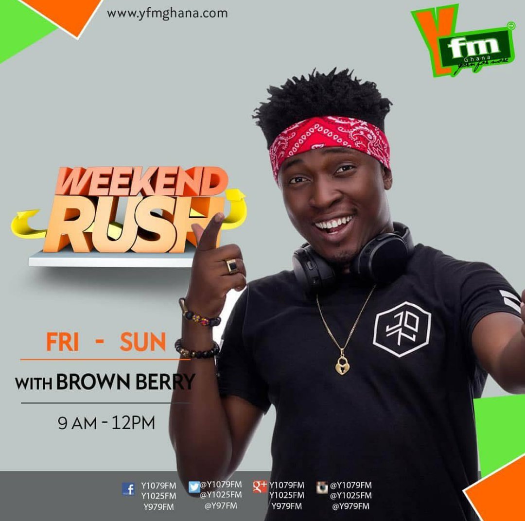 Y1079FM's tweet photo. Stay tuned for that #MasterBlast you need on your frequency on a Friday midmorning. It's the #WeekendRush with @iambrownberry X @MzOrstin X @Say_Ankrah
📻107.9 💻https://t.co/ZlOPVgUk0J https://t.co/RhDGRGH4gW