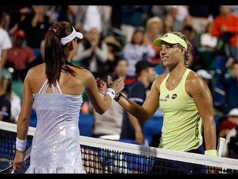 6. Angelique Kerber vs Agnieszka Radwanska, Stanford 2015So many fun rallies, so many good points, so much variety from two of the best counter-punchers in the game. 