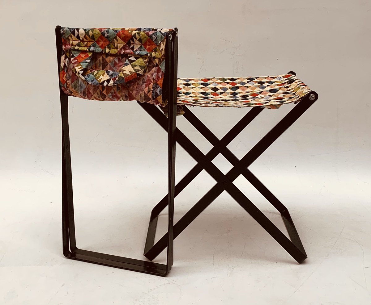 IB1 DT pupils Elena and Olga made recreational stools as part of their practical work this year. As well as the metalwork, they had to use the sewing machines to make the canvas parts.