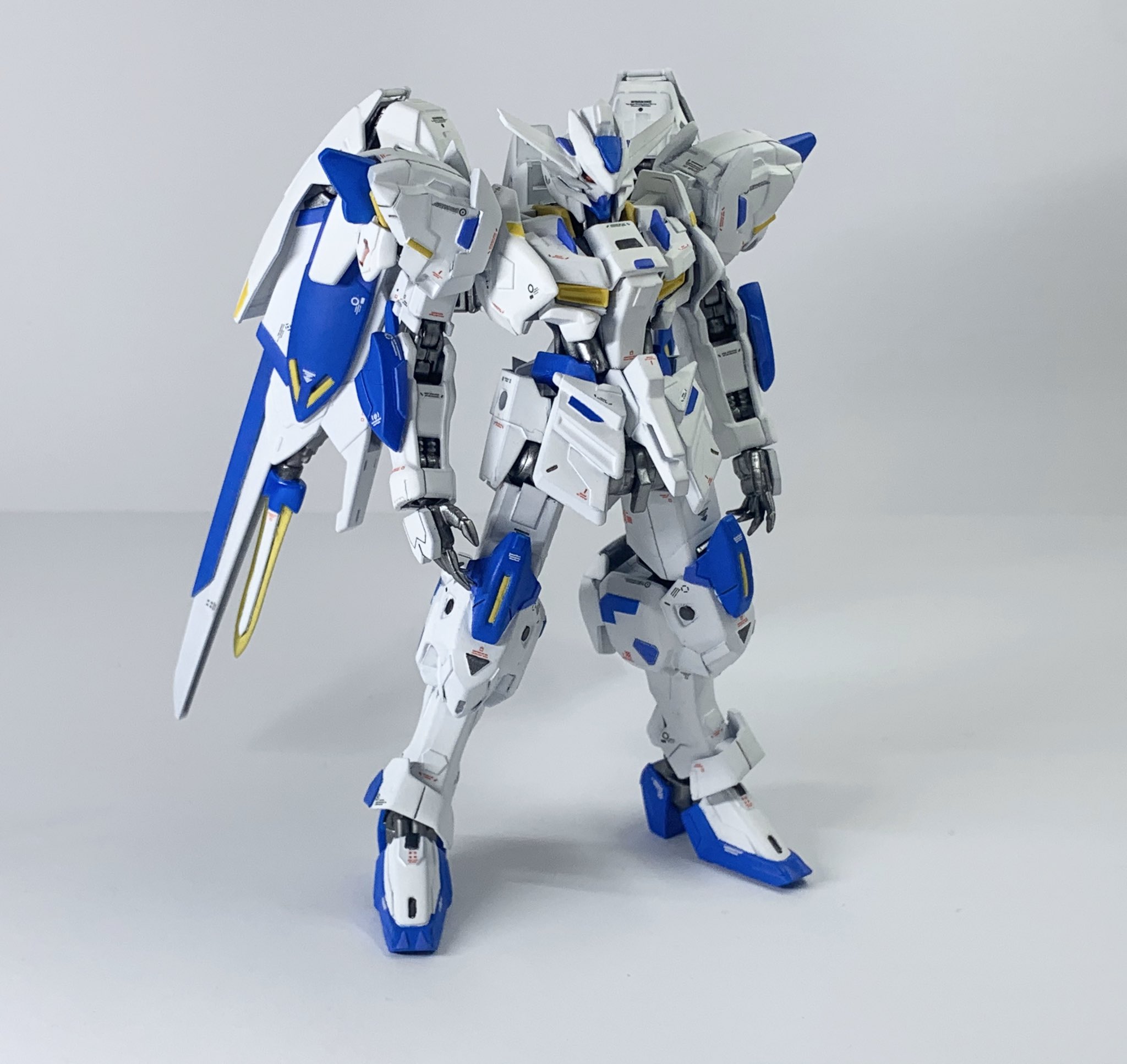 えぼると ガンダム バエルアンリミット 完成 コンセプトは バエルの強化改修機 リプ欄にで紹介する各武装は歴代マクギリス搭乗機体の装備をモチーフに製作しました 詳細は後ほどガンスタさんの方にアップします ガンプラ ガンプラの画像を