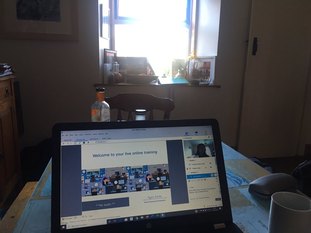 This morning CPD #agric valuation training with @charlescowap #ruBRIEF online. I recommend for any surveyors or valuer a especially if folks are having to do home working.