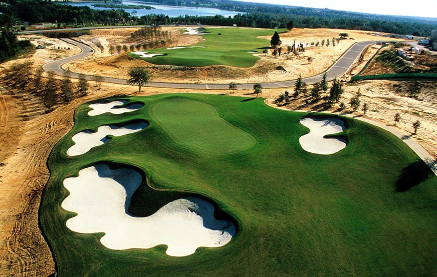 FaldoDesign's tweet photo. In 2008, #FaldoDesign were tasked in designing @Bella_Collina Golf Course in Orlando, Florida at the heart of an idyllic community. The course stretches over 7,500 yards and offers stunning views across the community's two large lakes #StrategyAndMemorability https://t.co/lEISxaJJke