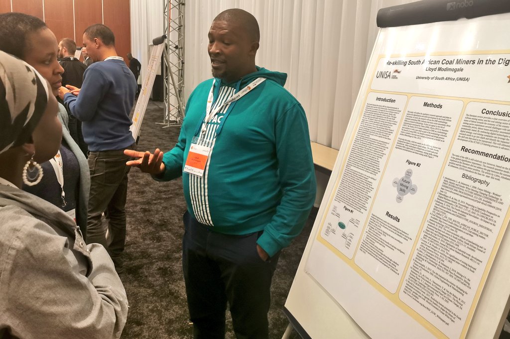 UnisaCSET's tweet image. Poster presentation session underway, may the best poster win!!!
#4irdigitalskills #datasciencehack @OpenDataSA @NEMISA_
@stellarated
@Unisa
@moliehiT @twinomurinzih