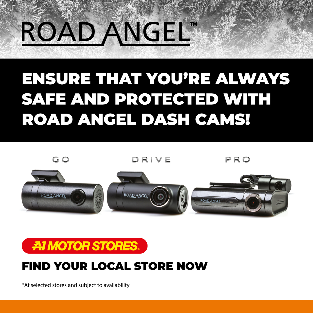 Never turn a blind eye again with <a href="/RoadAngelSafety/">Road Angel</a> Dash Cams.

Find your local A1 Store on our store locator:

a1motorstores.com/store-locator/

Driving the Independent