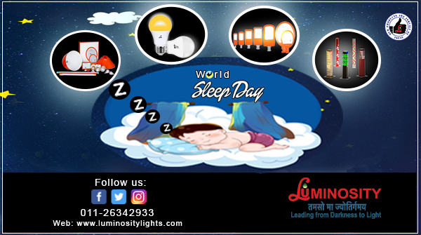 LuminositySolu's tweet photo. Good quality sleep could be your best medicine for being active the next day so relax the body. Happy World Sleep Day.

#HappyWorldSleepDay #LuminositySolutions #Luminositylighting #WorldSleepDay #LEDlights https://t.co/oTdpSwP6t2