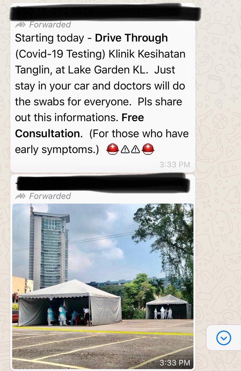 Bfm News On Twitter The Health Ministry Says A Message That Is Circulating Online Claiming That A Health Clinic In Tanglin Lake Garden Is Offering Drive Though Covid 19 Testing Services Is Untrue Https T Co Iumv3yfhre