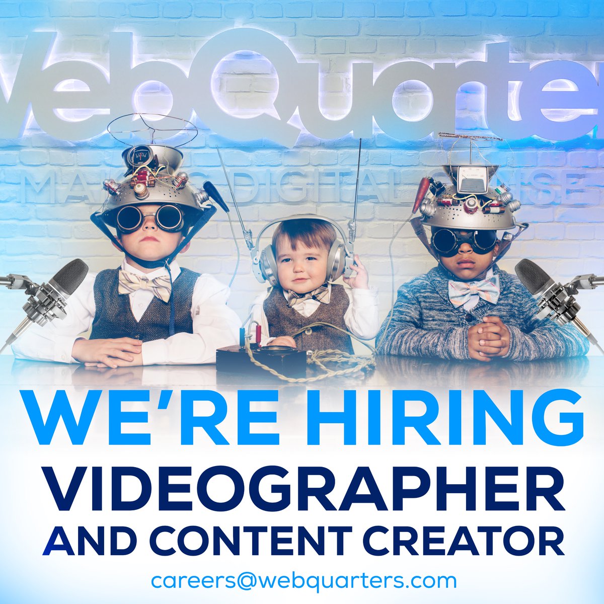 WQSocialM's tweet photo. Can you help create our WQTV Video Podcasts, run our youtube channel and shoot the most exciting Customer Stories from our new purpose built WQ Studio? 

https://t.co/whc1f358Ki

#marketing #customerstories #videoforbusiness #videographer #videopodcast #WQTV https://t.co/0sWxPQ0dON