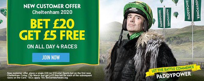 Paddy Power Betting Bonus