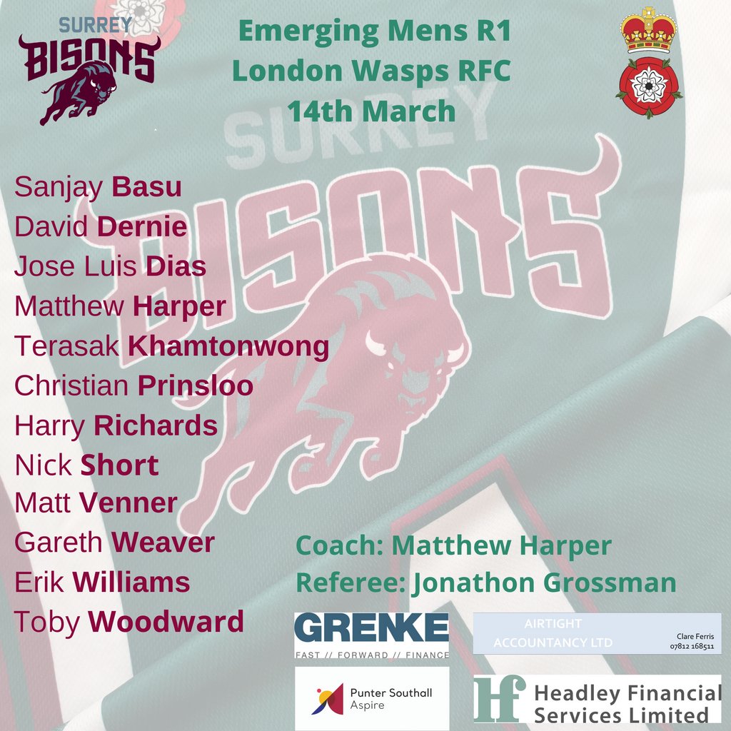 TEAM ANNOUNCEMENT
Good luck to our men's and women's team competing in MWNTS emerging at London wasps on Saturday! Keep an eye on the Instagram story for results!

#bisons #touch #englandtouch