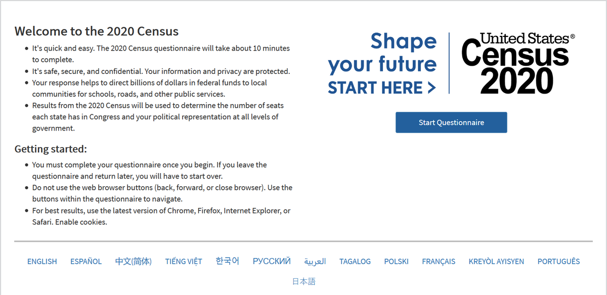 pbcgov's tweet photo. #DYK the #2020Census is live? #ShapeYourFuture and respond right now by going to https://t.co/xR211wTlB4.💻 People can respond to the census online and by phone in 13 languages.✅ #CountMeInPBC #PBCGov #MakePBCCount #FridayFact https://t.co/LDA6oCpitC