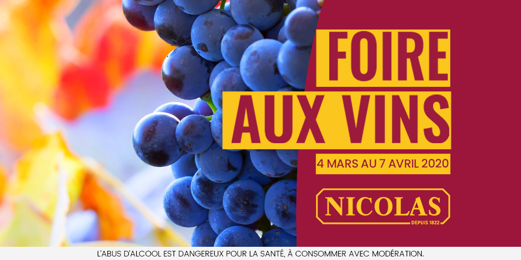 C’est la Foire aux Vins dans vos caves Nicolas ! 
Découvrez notre sélection  👉 ow.ly/qtLT50yDDTq