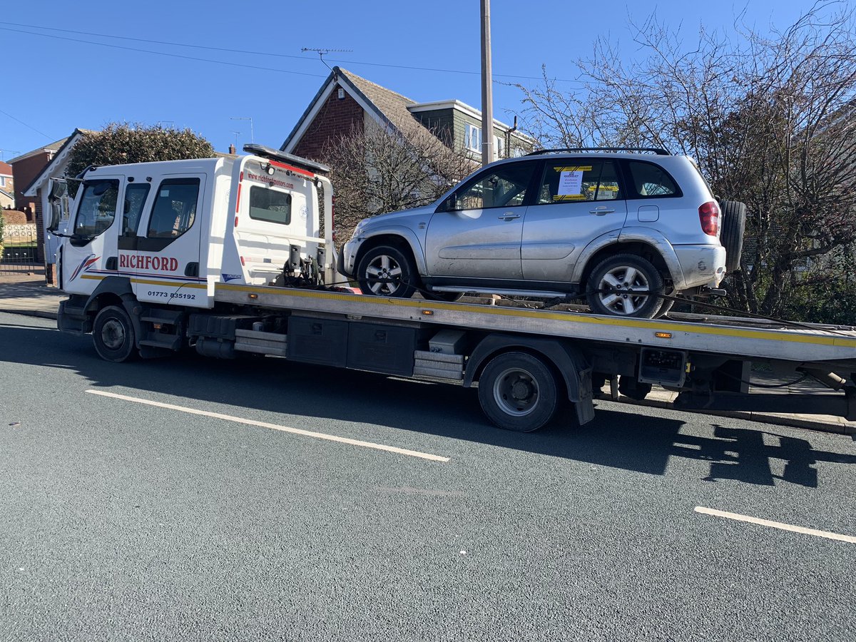 Another vehicle seized for investigations into Environmental Crime  yesterday as part of #opduxford in Barnsley. Well done team. @BarnsleyCouncil