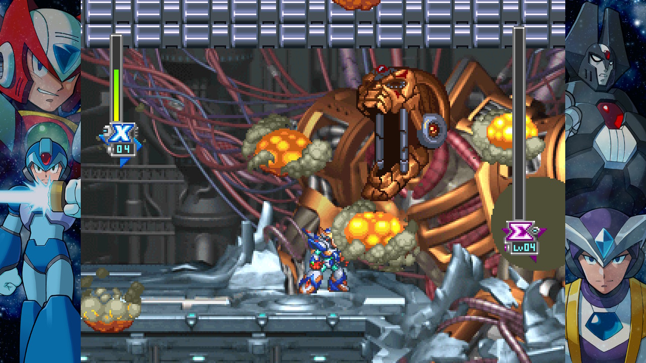 たけぽん Twitterren 今日も楽しくロックマンx6 難易度むずかしいで最終ボスのシグマ をついに撃破した 本当はノーマルエックスで倒す予定だったが シグマのスライムがアイテムを落とさないのでファルコンアーマーでのクリアに切り替えた ロックマンx