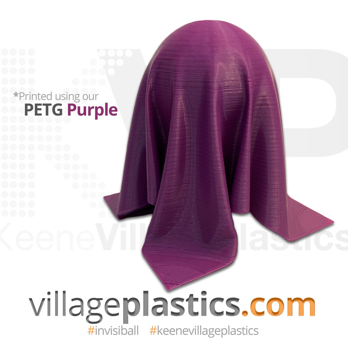 KeenePlastics's tweet photo. #InvisiBall
•
•
•
Printed using KVP's #PETG Purple
Design by Extreme3Dprint
#3dprints #3ddesign #filament #kvp #makeshaper #3dart #art #design #3dprinting #thingiverse #purple #3d #tech https://t.co/TIOQf77UTZ