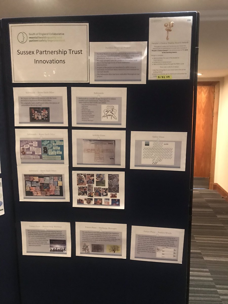 BylesAndrea's tweet photo. #MHCLS21 @withoutstigma display boards focus on #excellencereporting and @Safewards 👍💡⭐️⭐️ https://t.co/9LsBmXOIHK
