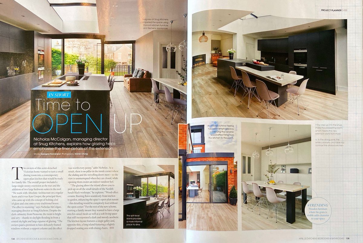 Snugkitchens's tweet photo. A fantastic double page spread in KBB - check out The Victorian House on our website here https://t.co/eEPW69KBuU https://t.co/F61HMIRCQF