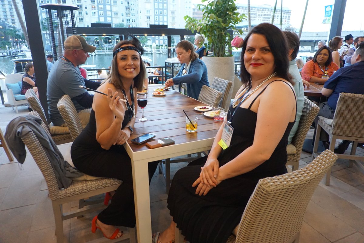 digarc_inc's tweet image. Our Roaring 20s Soirée was a roaring success! Thanks to everyone for coming out and wearing your finest for our last night of #DigarcU in #Tampa. Mark your calendars for DigarcU 2021 in #Orlando from March 7-10!  #HigherEd #highereducation #StudentSuccess #ConnectedCurriculum