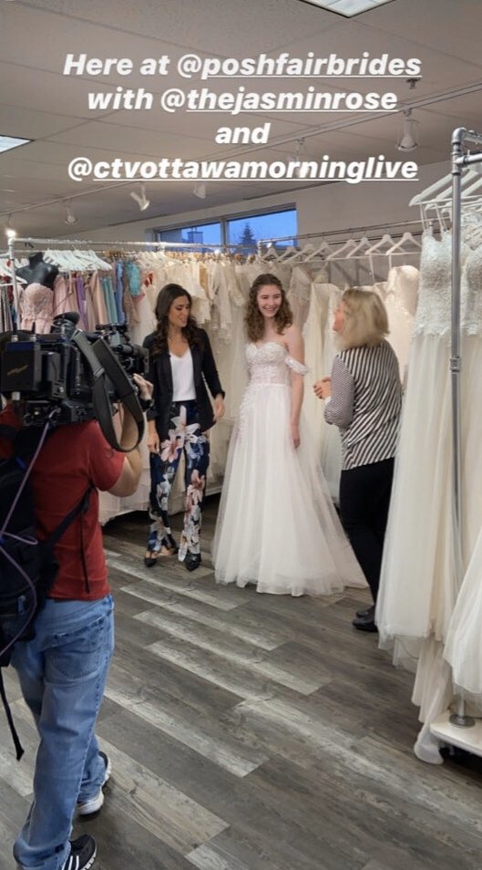 <a href="/OttWeddingShow/">Ottawa Wedding Show</a> on this weekend and we’re giving you a sneak peek <a href="/poshfair/">Poshfair Bridal Ottawa</a> on <a href="/CTVOttMornLive/">CTVMorningLiveOttawa</a>