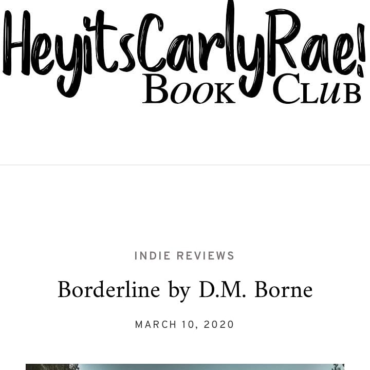 AuroraBookCo's tweet photo. The BORDERLINE by @_dmborne feature is truly wonderful. Thank you Carly-Rae for featuring the book on your book club blog. https://t.co/0qYPavOE18