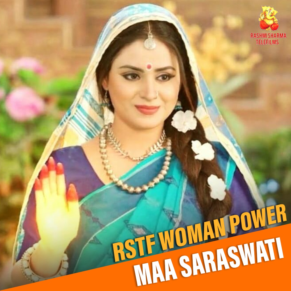 RstfOfficial's tweet photo. We have #ManishaRawat as this week's #RSTFWomanPower for her extraordinary role of Maa Saraswati in #JagJananiMaaVaishnodevi 

#RSTF #WomenPower #IndianTv #IndianTVSerial #Devotional #Empowerment #Bhakti #SaraswatiMaa https://t.co/JO4vaCE33l